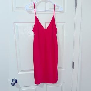 Cute pink silky dress